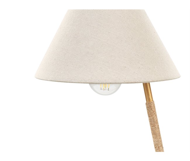 Beliani Candeeiro de mesa FLEMING Dourado