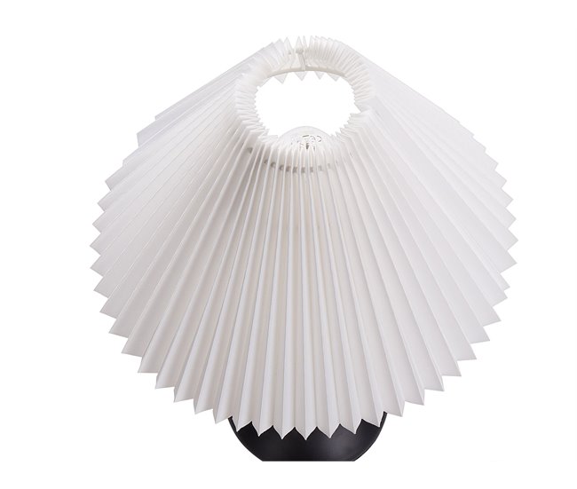 Beliani Candeeiro de mesa JIKAWO Branco/ Preto