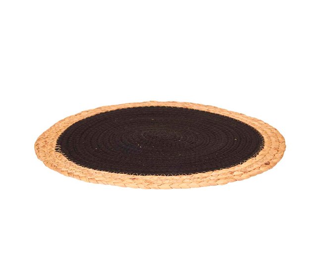 Base para descanso em tecido espiral esparto 3 coleção KINVARA Castanho