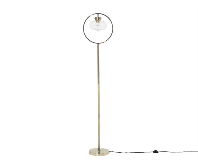 Beliani Candeeiro de pé SEVERN Dourado