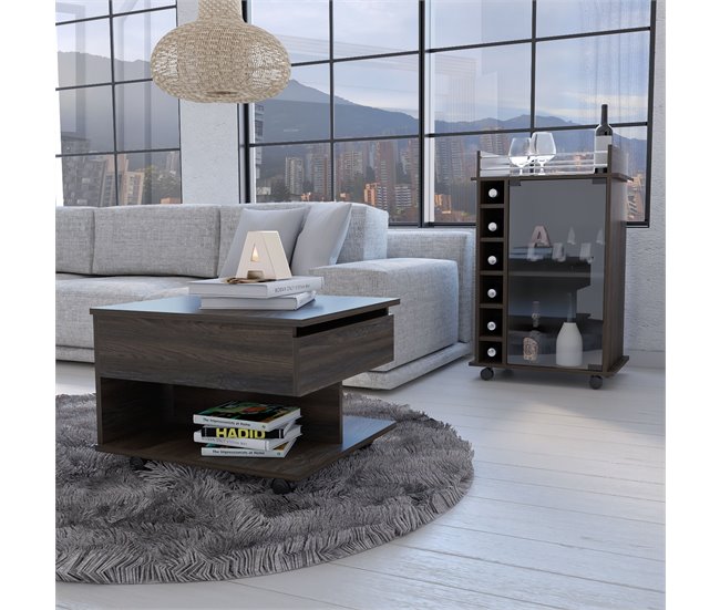 Conjunto Riverside Castanho