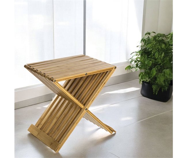 Well Home Chair - banco dobrável de bambu Madeira