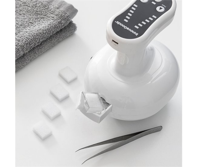 Aparelho de Massagem Anticelulítico Recarregável por Sucção e Calor .. Branco