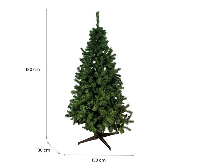 Árvore de Natal de efeitos reais Verde/ Cinza