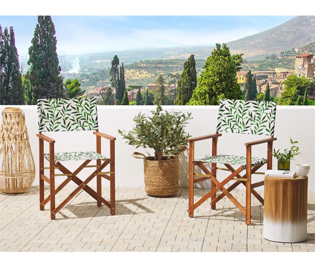 Beliani Cobertura para cadeira de jardim CINE 52x45 Verde