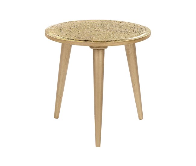 Beliani Mesa de apoio NARRA Dourado