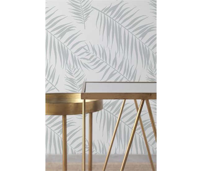 Mesa Lateral de Metal Dourado