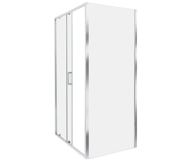 Beliani Cabine de duche YORO Transparente