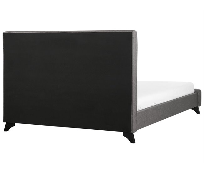 Beliani Cama com estrado Poliéster AMBASSADOR 152x216 Bege