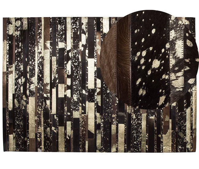 Beliani Pelos curtos ARTVIN 160x230 Castanho