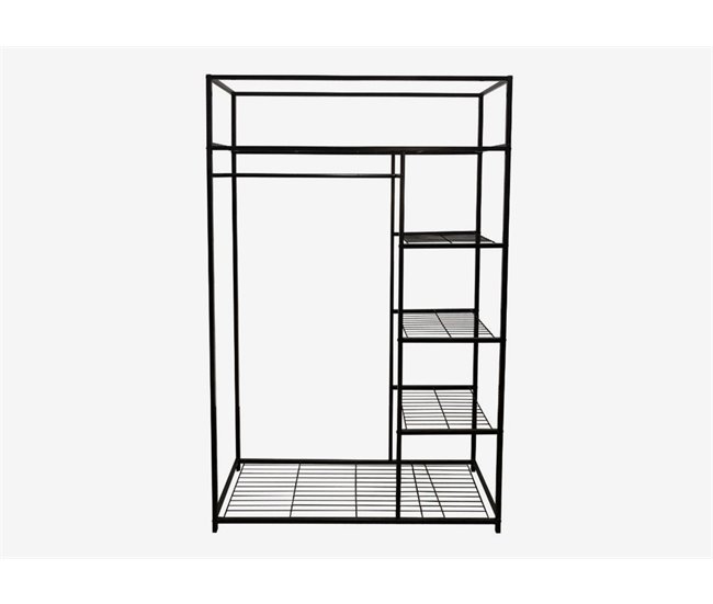 Armário de metal preto WARDY IV 110x40x170cm Preto
