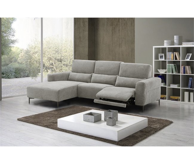 Chaise longue relax elétrica LEANIS Bege