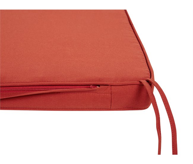 Beliani Almofada de assento para exterior SOVANA 148x45 Vermelho