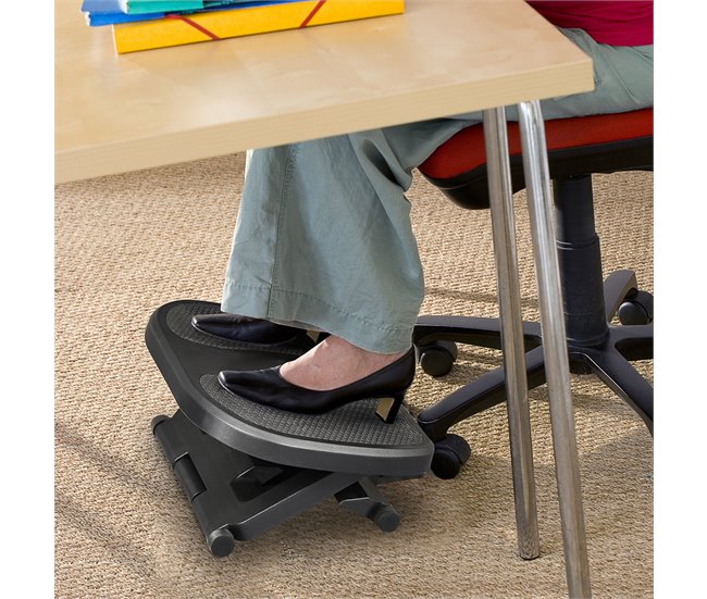 Apoio para Pés HIPS HOMCOM Preto