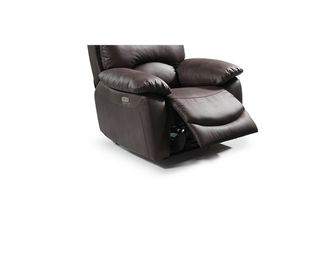 Poltrona relax elétrica microfibra ESPRIT Chocolate