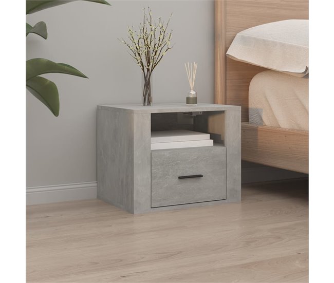 Soluna Home - Mesitas De Noche Pyren 36 Cinza