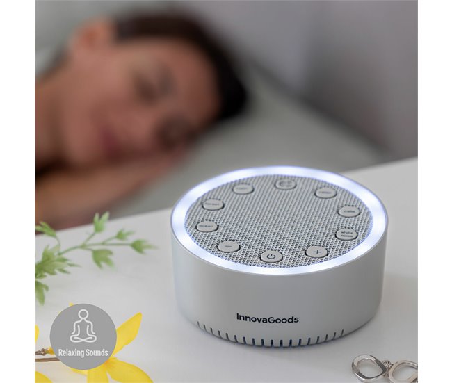 Máquina de ruído para dormir Cinza