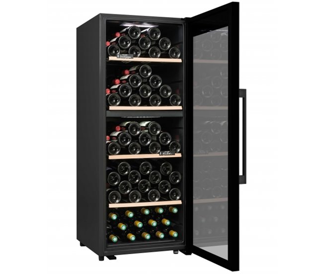 Cave de Vinho 110 garrafas Climadiff CD110B1 Duas Zonas de temperatura Preto