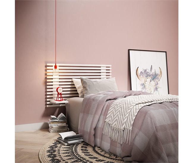 Cabeceira 115x65cm madeira lacada branca IBIZA Branco