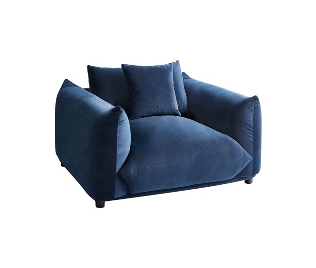 Beliani Poltrona LUVOS Azul