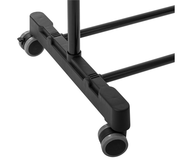 Rack para roupas Donkey Icare com rodas extensíveis Preto / Cinza