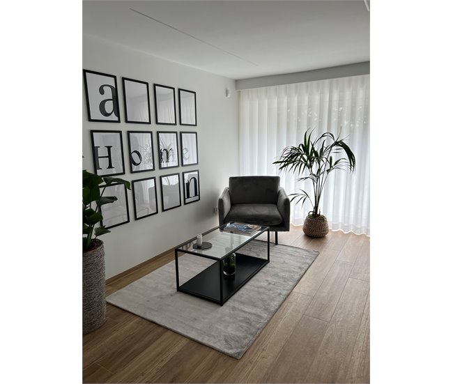 Beliani Pelos curtos GESI II 200x300 Cinza Claro