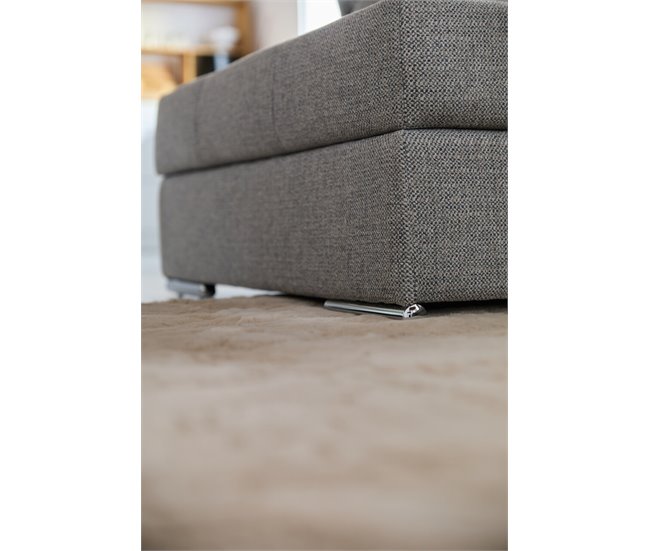 Sofá de canto com cama BARI Azul