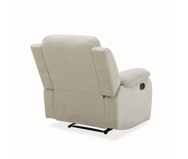 Cadeirão de relaxamento manual RYAN Cinza Claro