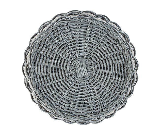 Beliani Conjunto de 3 vasos para plantas GEFIRA Branco/ Bege