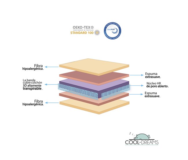 Berço Sakura com colchão Morpheus Branco