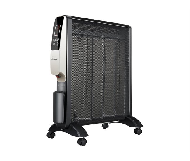 Almofada elétrica de lã cinza 45x85cm Preto