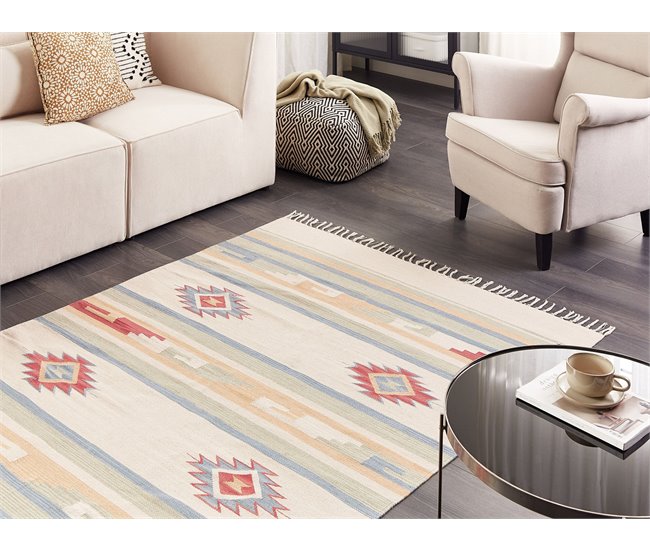 Beliani Kilim APARAN 140x200 Multicor