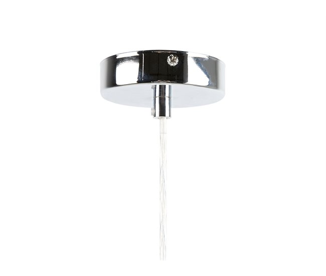 Beliani Candeeiro de tecto ADORN Cinza Claro
