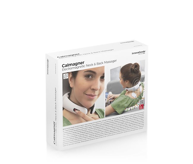 Aparelho de Massagem Eletromagnética para Pescoço e Costas Wellness Care Branco