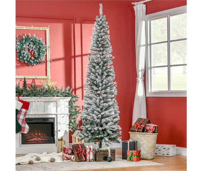 Árvore de Natal PVC e Aço HOMCOM, casa - natal Multicor