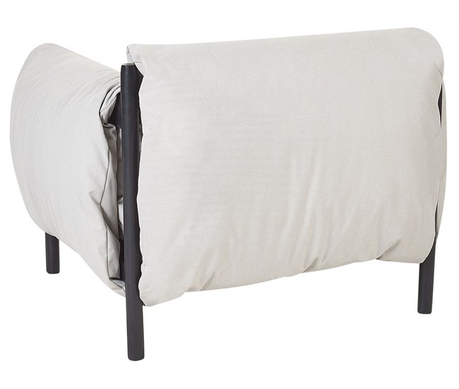 Beliani Conjunto lounge ESPERIA Cinza Claro
