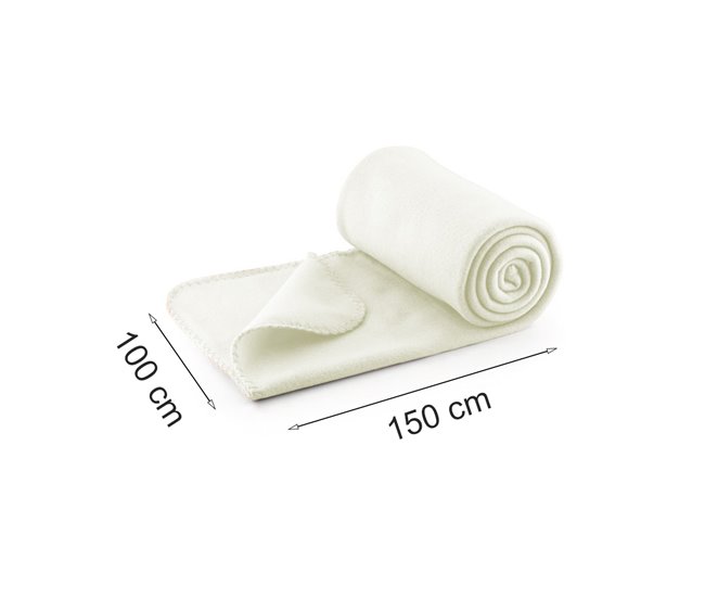  Acomoda Textile - Manta de lã polar Bege