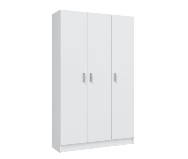 Armário multiusos com 3 portas Branco