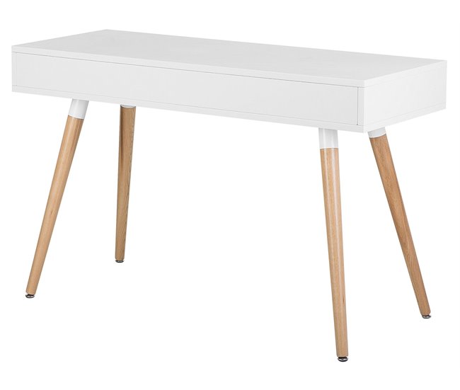 Beliani Conjunto de escritório ESCALANTE/FRISCO 120x50 Cinza Escuro