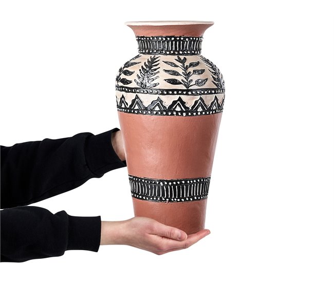 Beliani Jarro decorativo SIAK Castanho