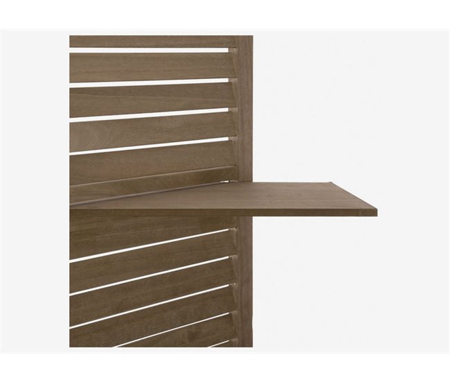 Biombo ESTANTE madeira 170x125x37cm Castanho