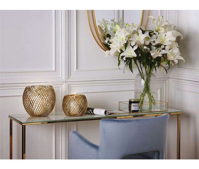 Beliani Candelabro TANDUY Dourado