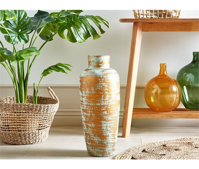 Beliani Jarrón decorativo GONNOS Verde
