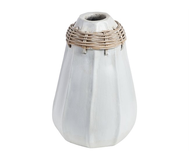 Beliani Jarro decorativo KAMPAR Branco