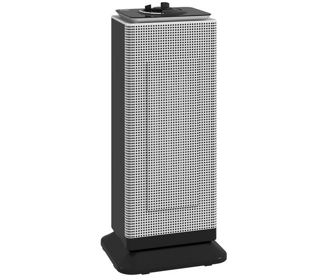 Aquecedor Elétrico ABS, PA HOMCOM Preto