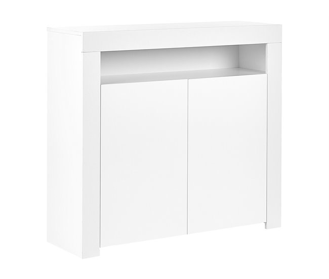 Beliani Aparador MDF COVINA Branco