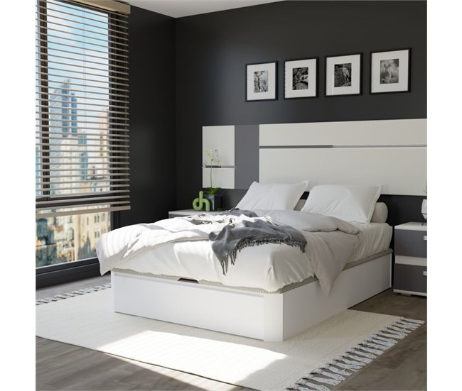 Sommier rebatível Luxury Plus 3D 135x190 Branco