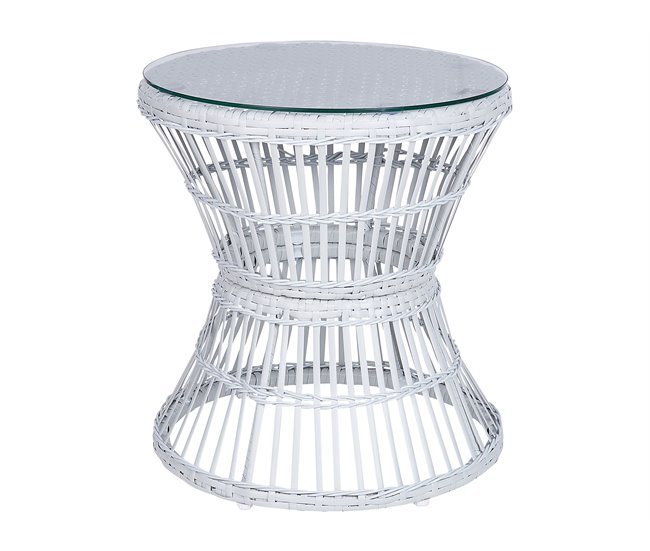 Beliani Conjunto bistrô MESYNA Branco