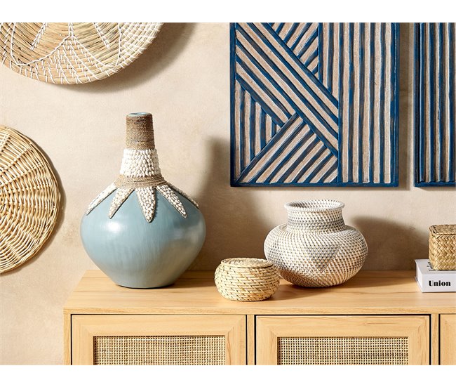 Beliani Jarro decorativo ASAHAN Branco