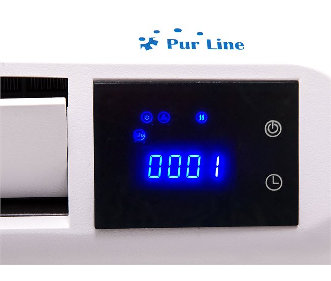 Aquecedor de Parede Cerâmico 1000W / 2000W com temporizador Branco